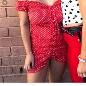 LF Dresses - LF polka dot red dress runs big. LF Dresses - LF polka dot red dress runs big.